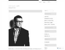 Tablet Screenshot of nicolascary.com